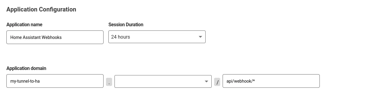 Setting the webhook path in the Cloudflare UI